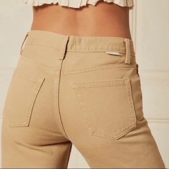 Boyish The Tommy Tan The Crowd High Rise Button Fly Rigid Straight Jeans Size 24 - Picture 2 of 9